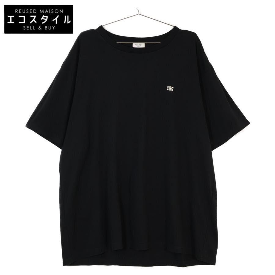 CELINE 新品未使用 半袖Tシャツ XS トリオンフロゴ 定番Tシャツ CELINE トリオンフ ロゴTシャツ