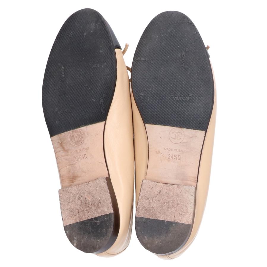 CHANEL シャネル G02819 バレリーナ CC ココマーク リボン