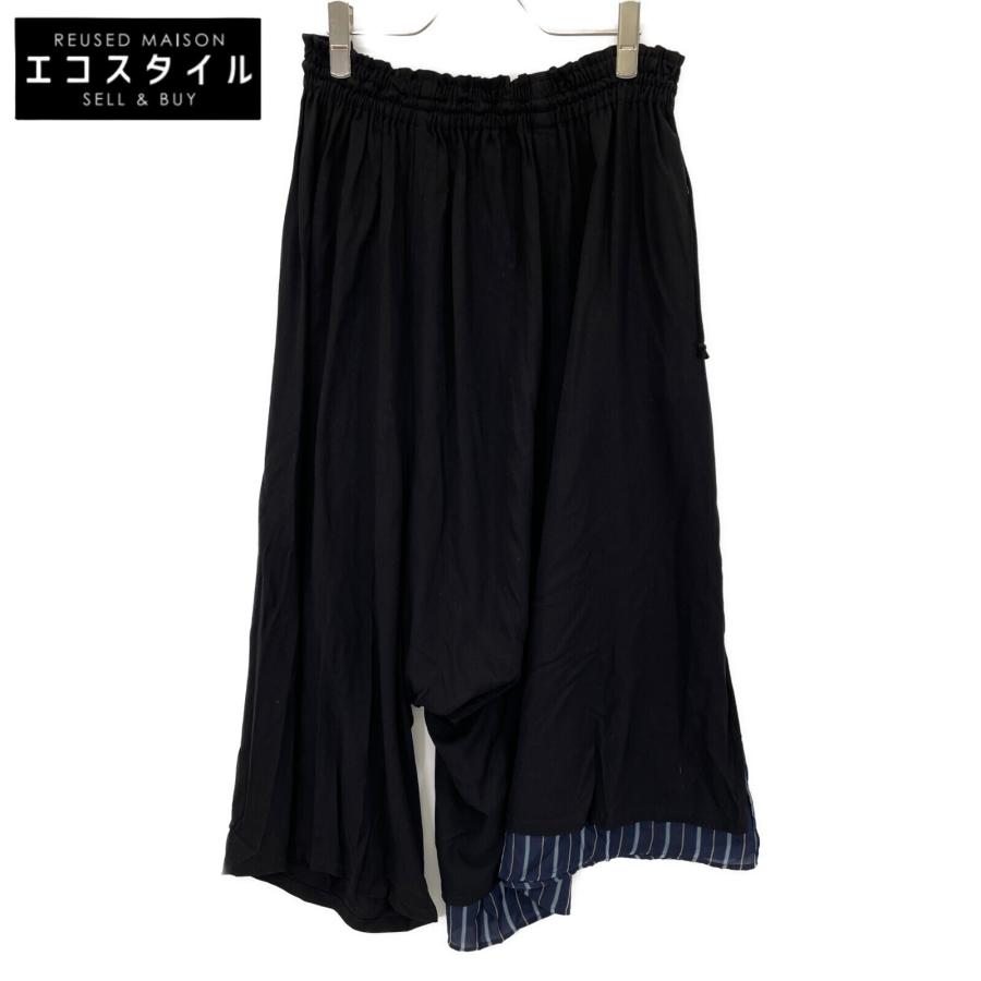ワイズ Y's ワイドパンツ ガウチョパンツ ブラック サイズ2 【公式通販】