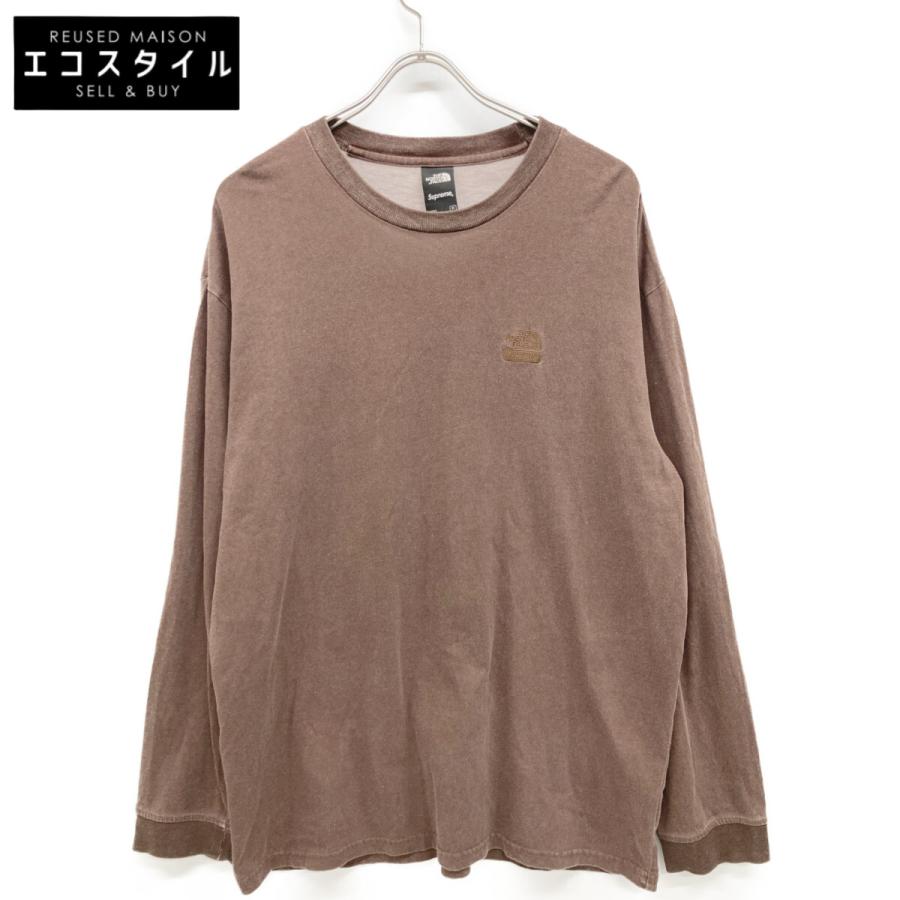 THE NORTH FACE」 長袖Tシャツ L ブラウン メンズ THE NORTH FACE