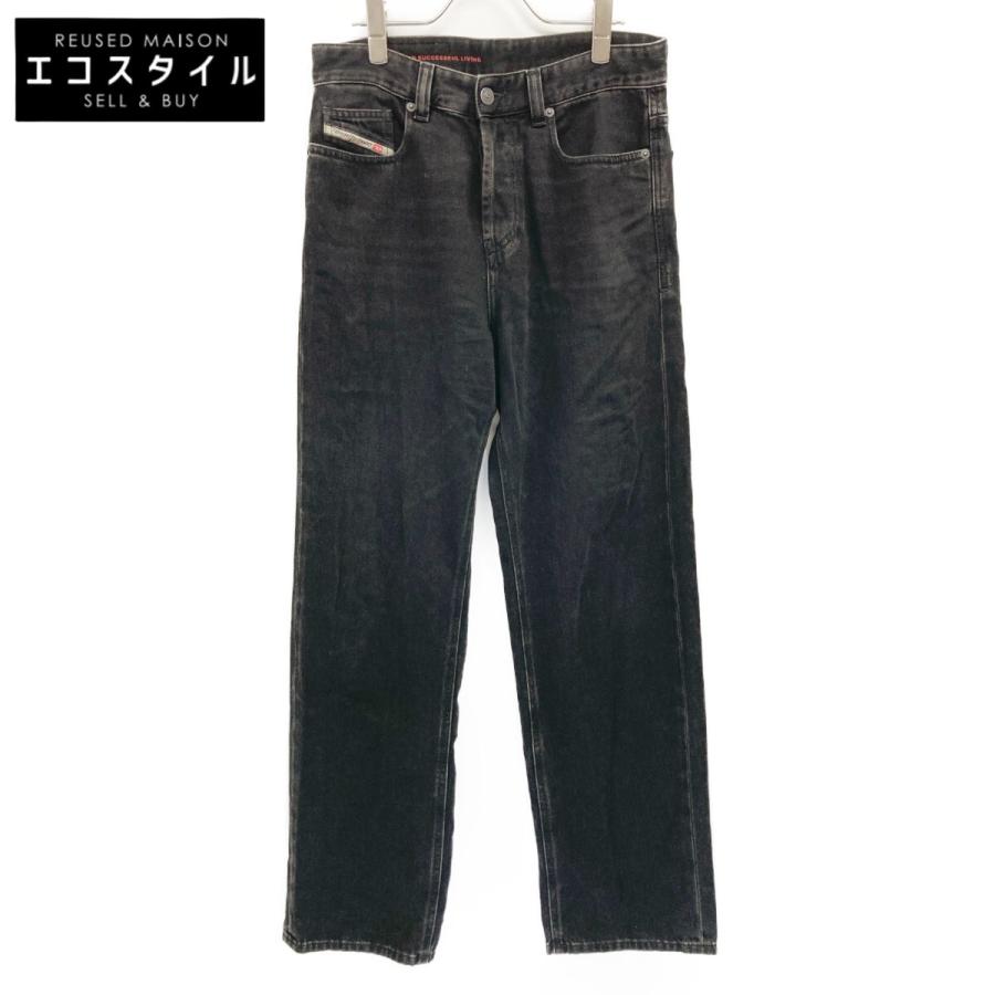 DIESEL（ディーゼル） 2001 D-MACRO ブラック ルーズ ストレートデニム