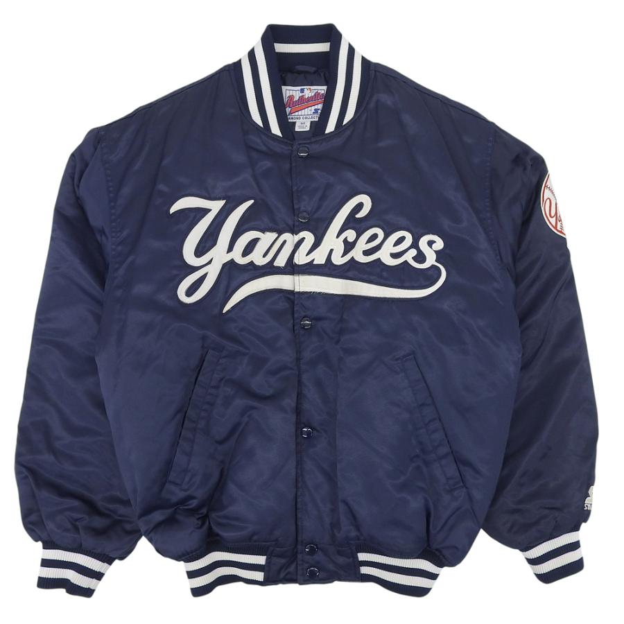 STARTER ヤンキース スタジャン M 90s ネイビー USA製 STARTER スターター Diamond Collection ヤンキース スタジャン