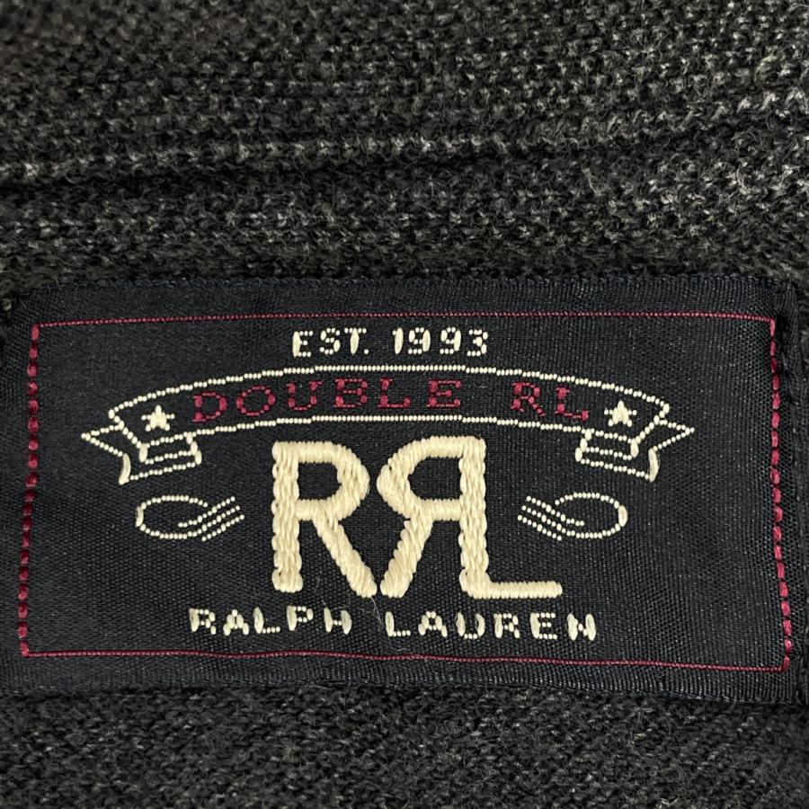 RRL ダブルアールエル フェード コットン ポロシャツ M ブラック
