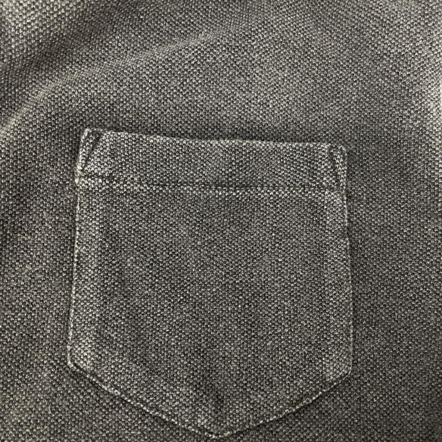 RRL ダブルアールエル フェード コットン ポロシャツ M ブラック