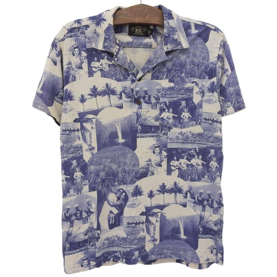 RRL アロハシャツ RRL ダブルアールエル コットン100% ハワイ アロハシャツ トップス