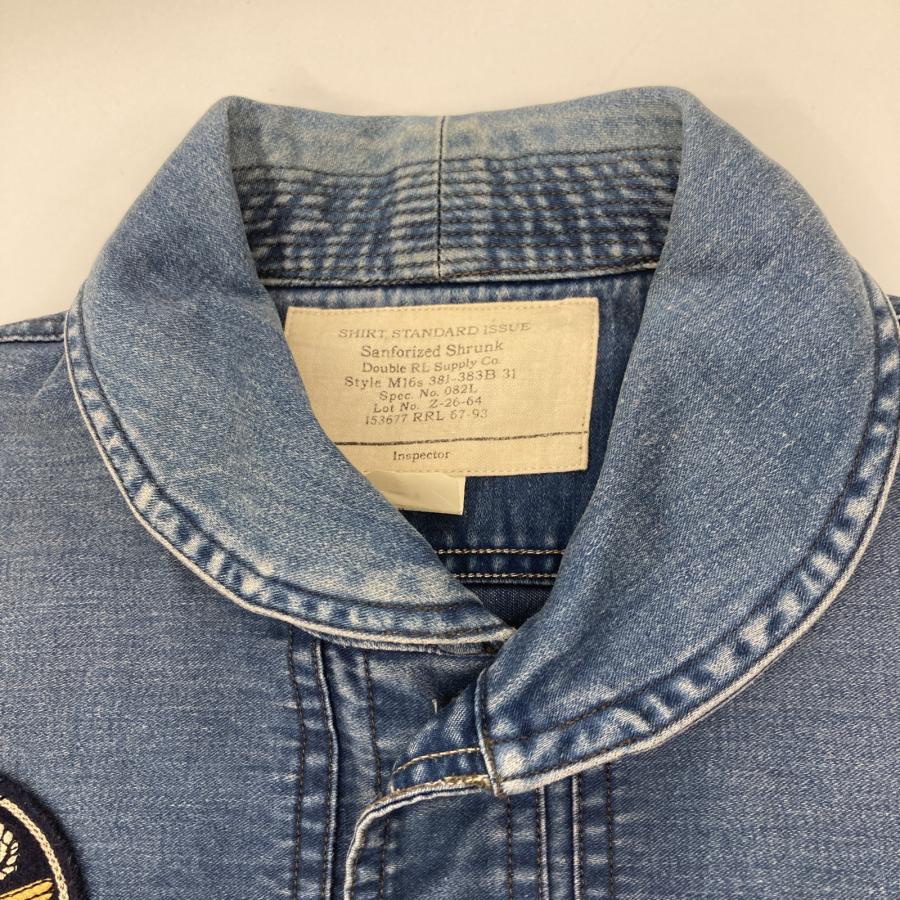 RRL ダブルアールエル Z-26-64 インディゴ モールスキン ショール
