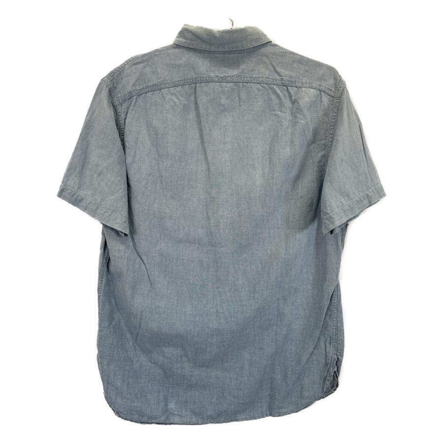 RRL 半袖シャツ ライトブルー サイズ2 RRL ダブルアールエル ライトブルー ハーフスリーブ シャツ M トップス