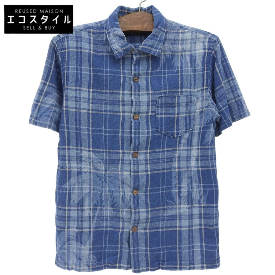 RRL ダブルアールエル コットン×リネン チェック柄 シャツ トップス 