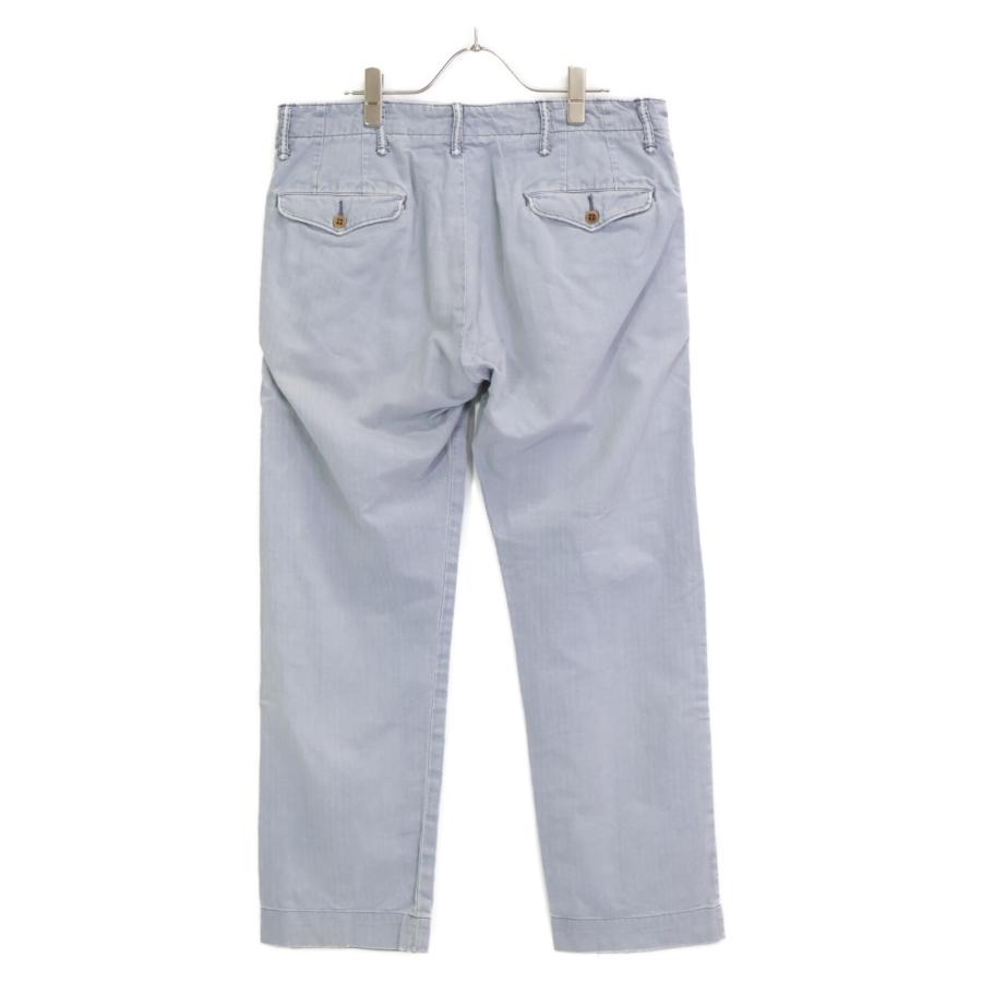 RRL ダブルアールエル グレー ヘリンボーン コットンツイルパンツ 32