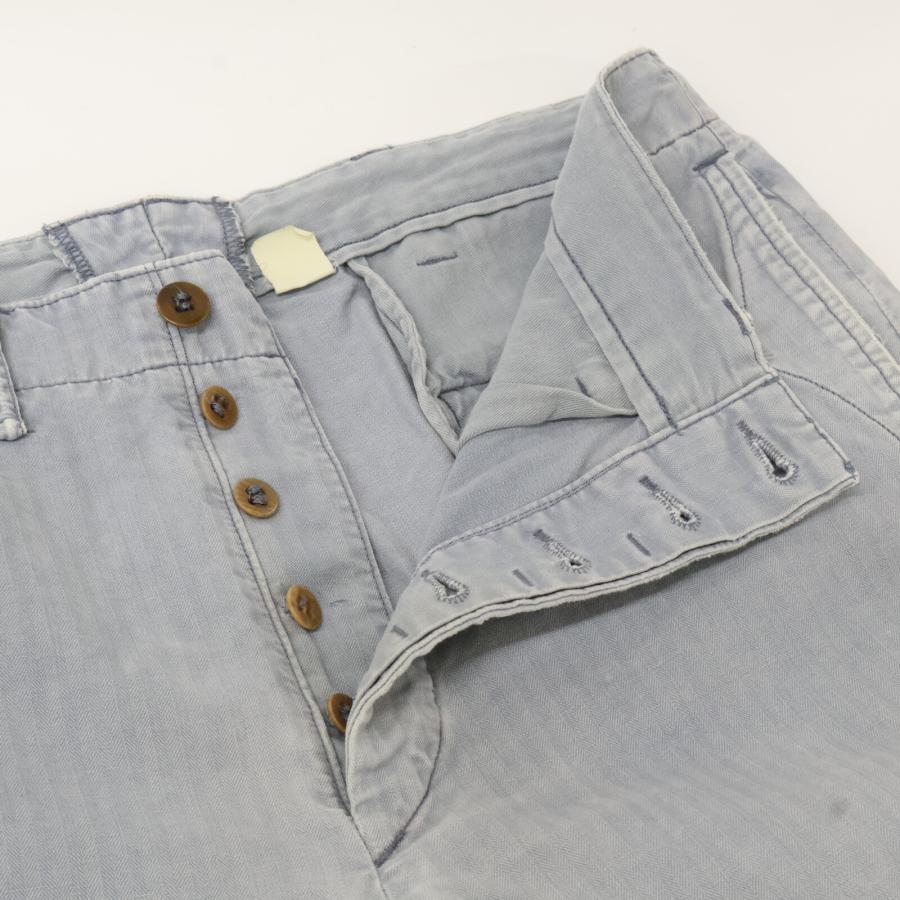 RRL ダブルアールエル グレー ヘリンボーン コットンツイルパンツ 32