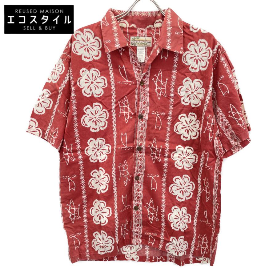 patagonia（パタゴニア） pataloha 52540 レッド 花柄 コットン アロハ