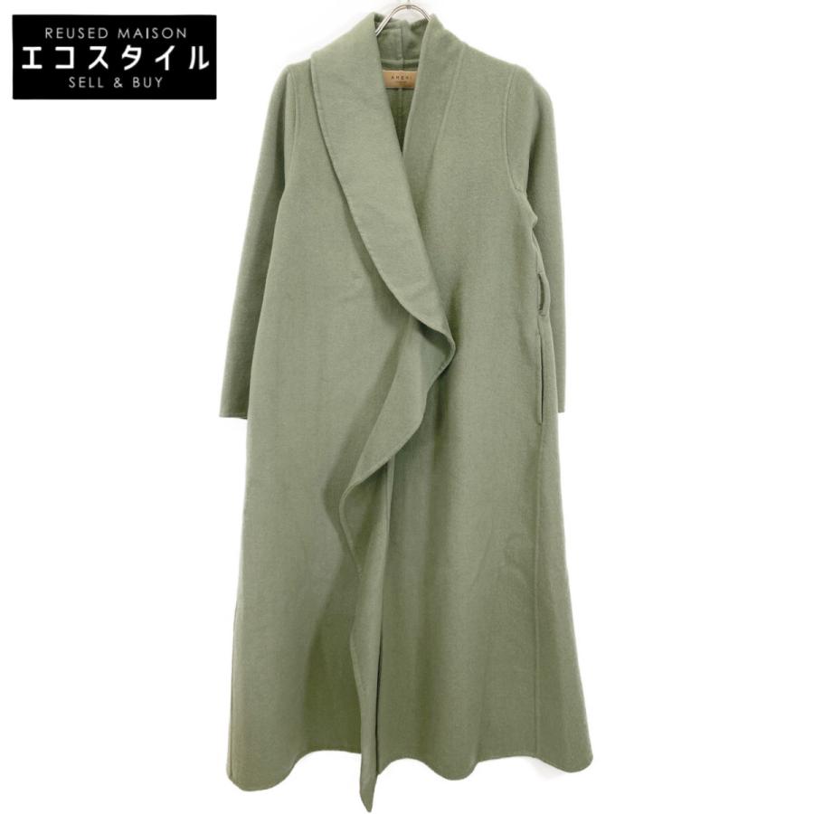 AMERI アメリヴィンテージ グリーン UNDRESSED FRILL COLLAR COAT S 