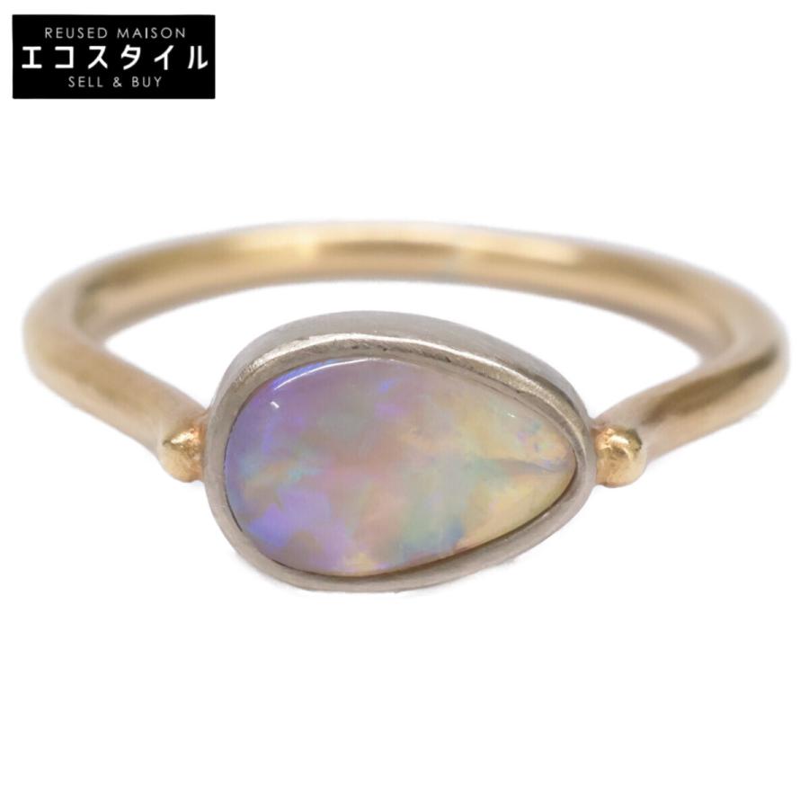 美品 MONAKA jewellery モナカジュエリー mo-rg2283-170 K18 WG 0.58