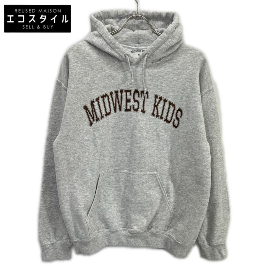 MIDWEST KIDS ミッドウエストキッズ パーカー フーディー ライトグレー 