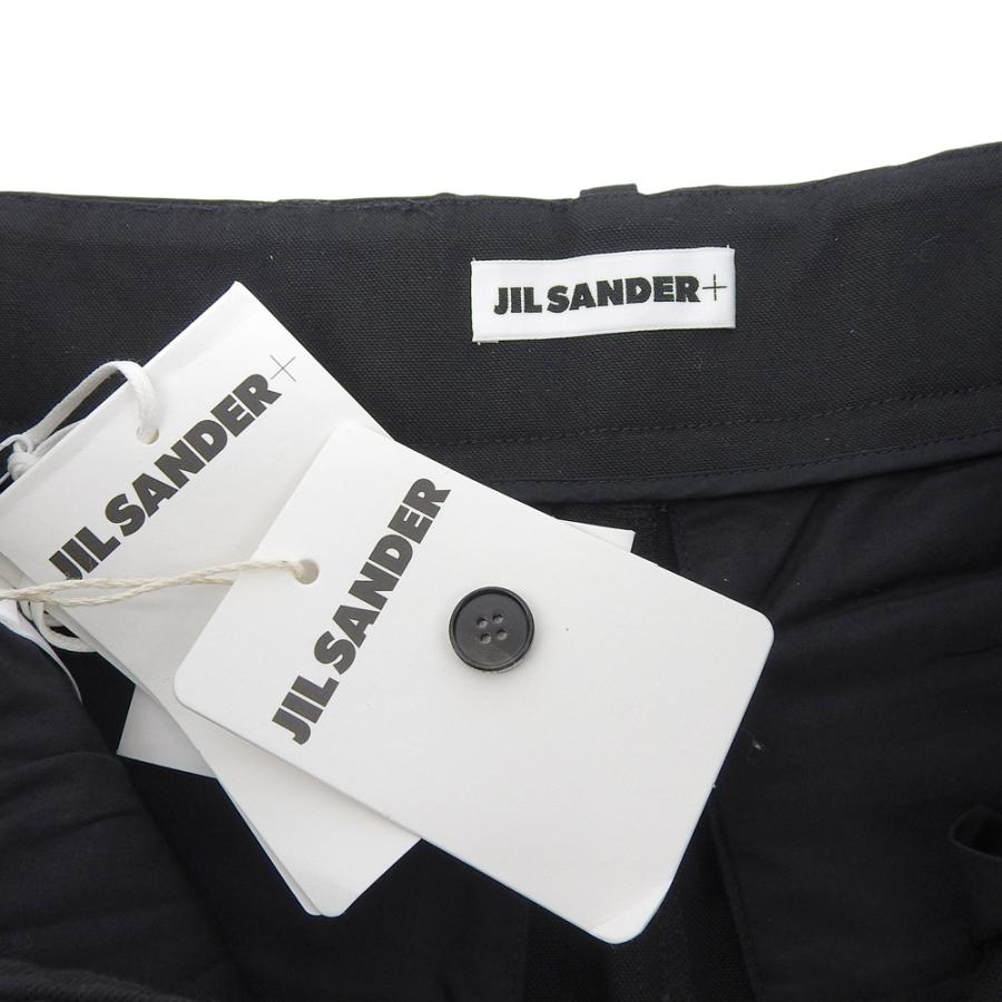 未使用 JIL SANDER+ ジルサンダープラス ベルト ショーツ ボトムス メンズ コットン ブラック 44 J47KA0208の画像