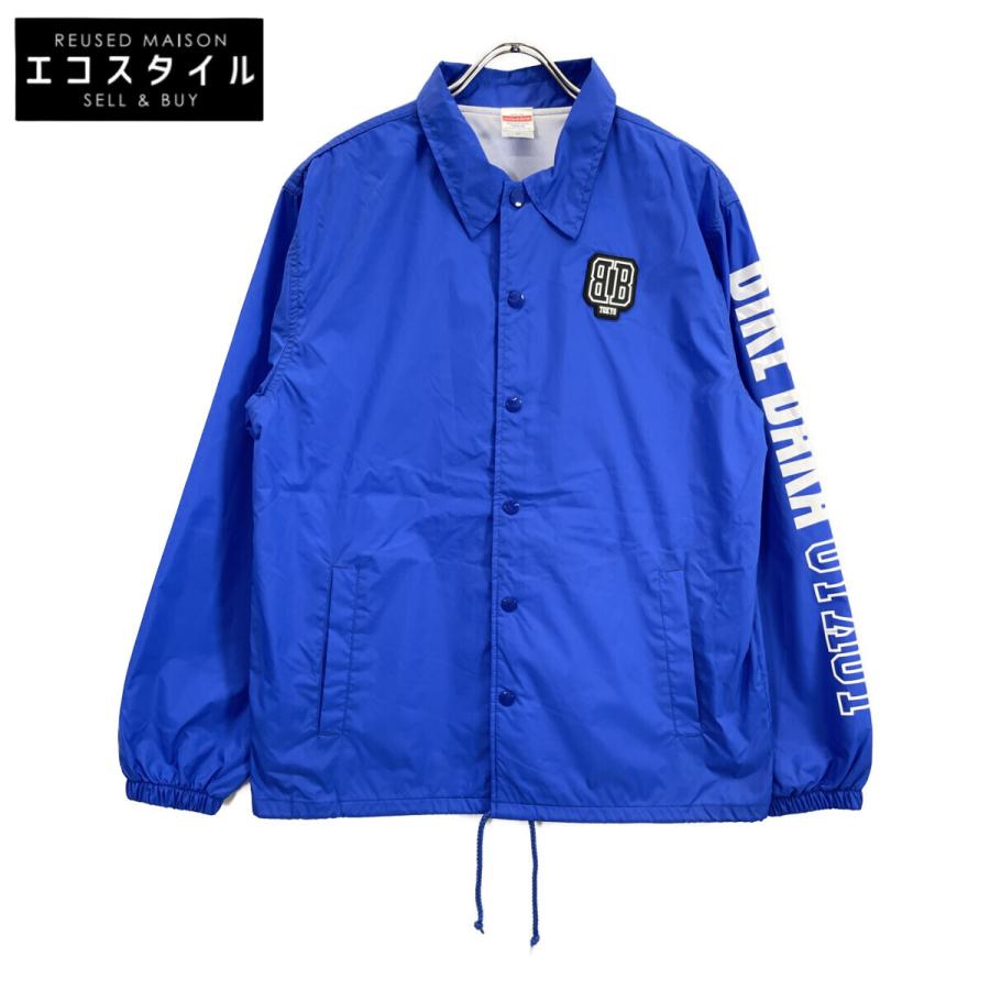 ブルー BIKE BAKA TOKYO コーチジャケット M ジャケット ナイロン