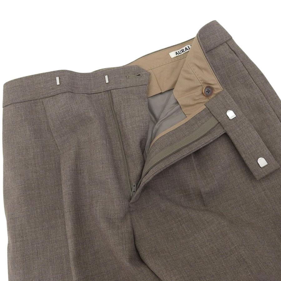 未使用 AURALEE オーラリー BLUEFACED WOOL SLACKS ボトムス
