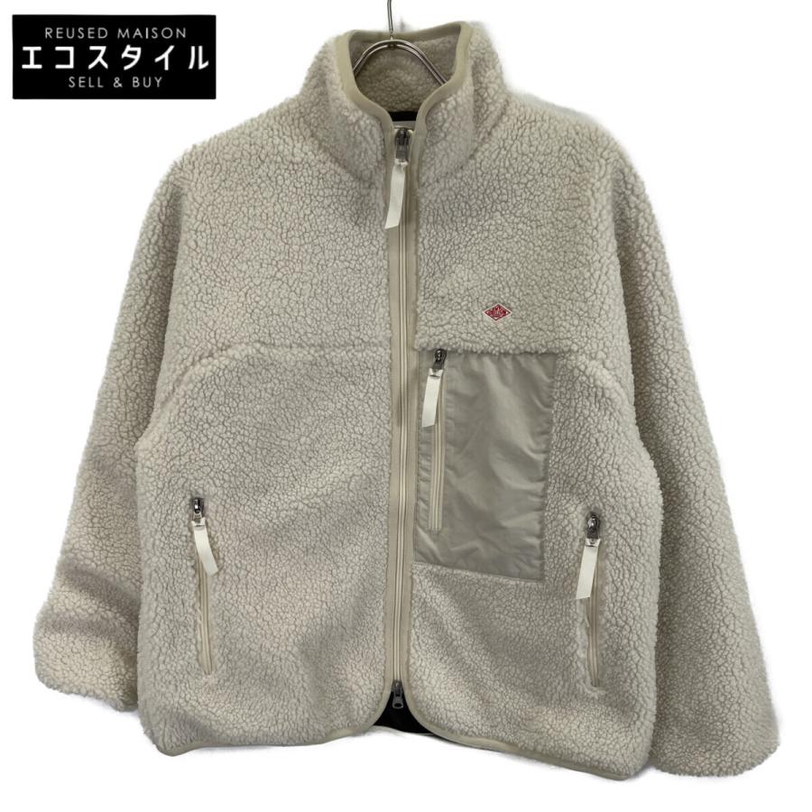 DANTON ダントン DT-A0194 ホワイト ボア フリースジャケット M