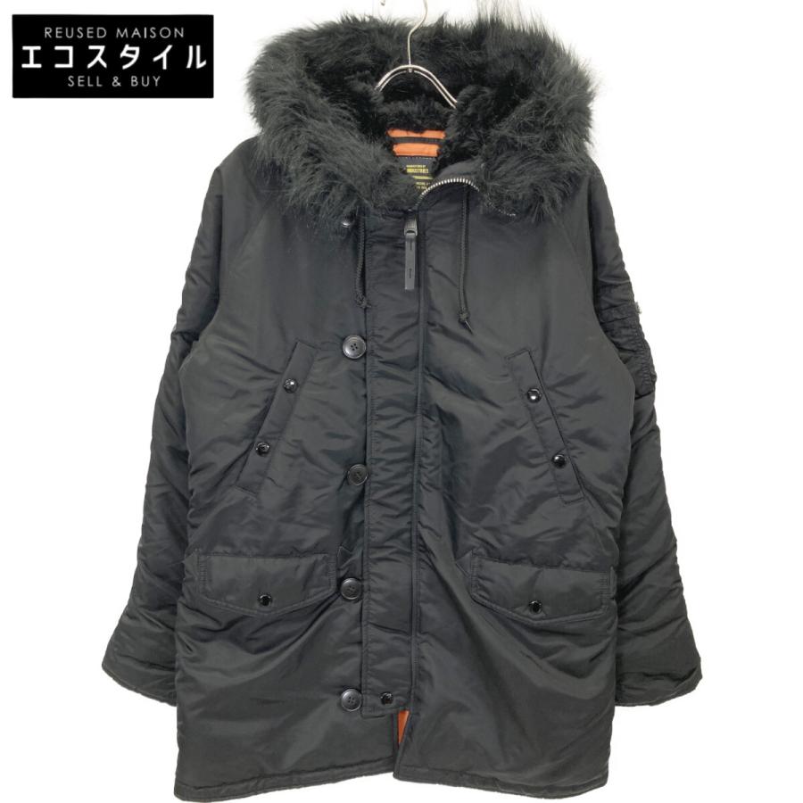 ALPHA INDUSTRIES アルファインダストリーズ ブラック N-3B フライト  