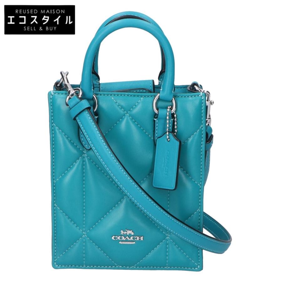 COACH（コーチ） 美品 CJ580 ノースサウス ダイアモンドキルティング