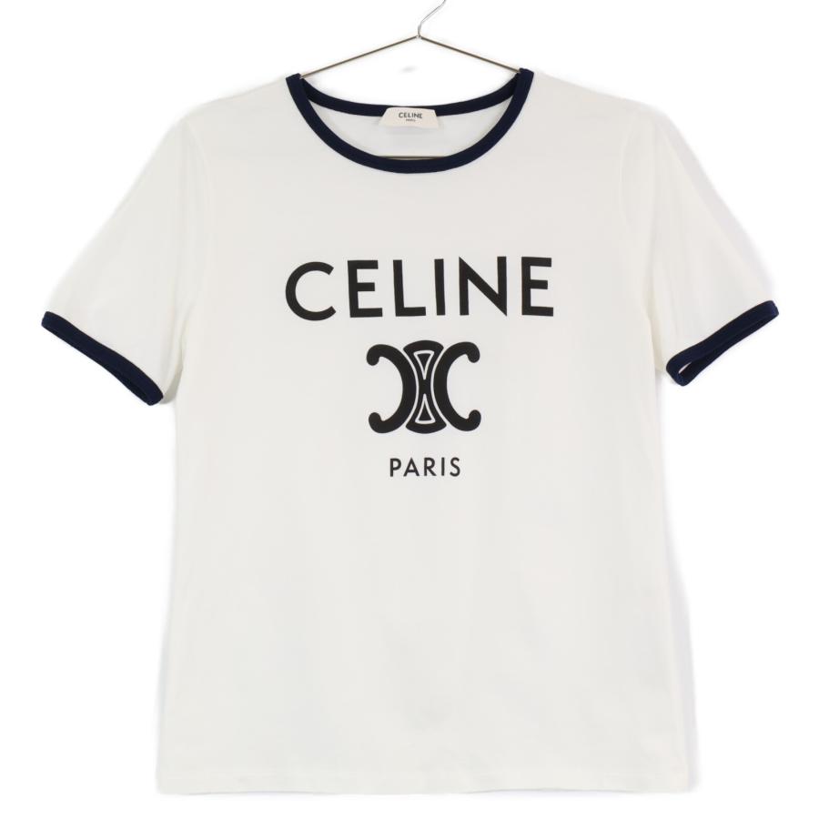 CELINE 国内正規/ セリーヌ 2X872671Q トリオンフプリント 半袖Tシャツ
