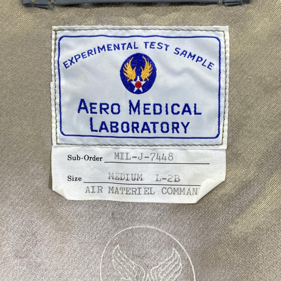 AERO MEDICAL LABORATORY エアロメディカルラボラトリー ジャケット Ｍ カーキ メンズ AERO MEDICAL LABORATORY エアロメディカルラボラトリー カーキ USA