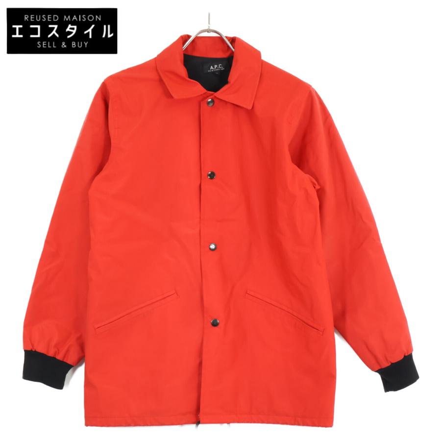 A.P.C. アーペーセー ROCKSTEADY コーチ ジャケット M レッド メンズ