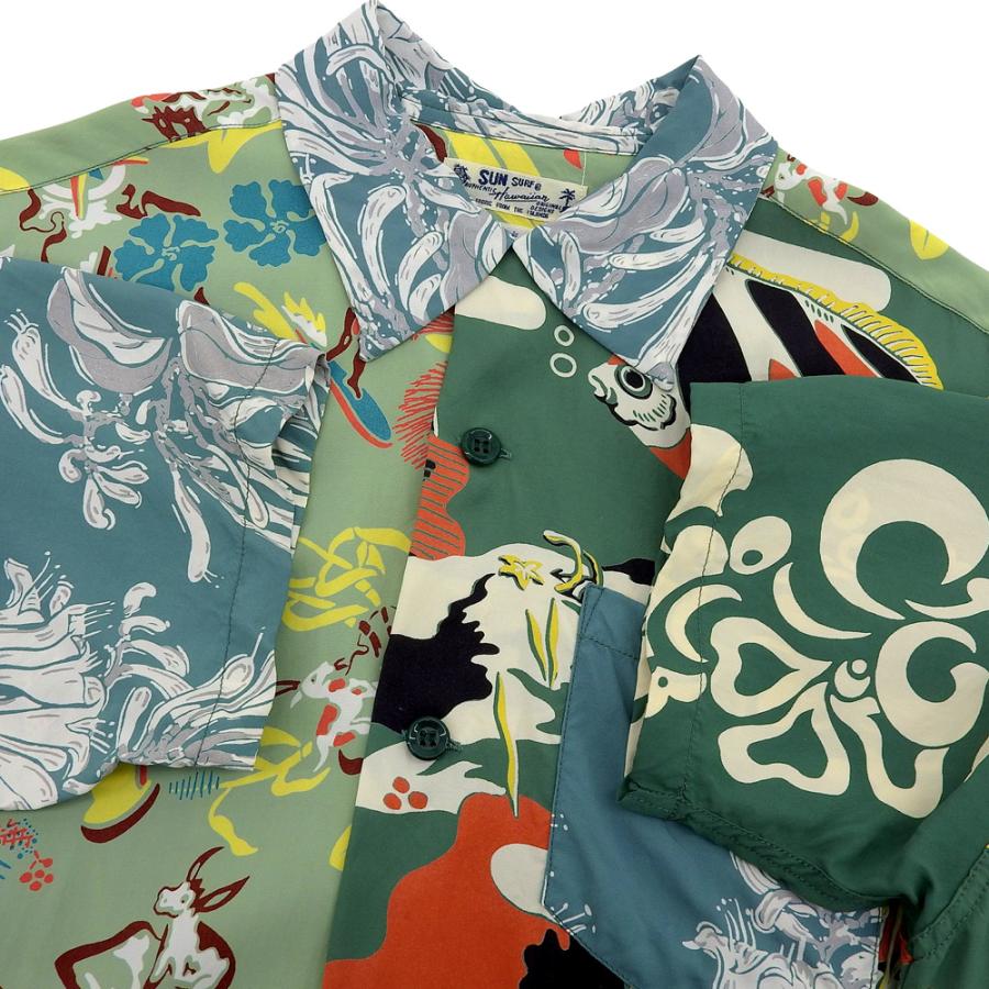 SUN SURF 美品 サンサーフ ビームスボーイ別注 クレイジー ハワイアン