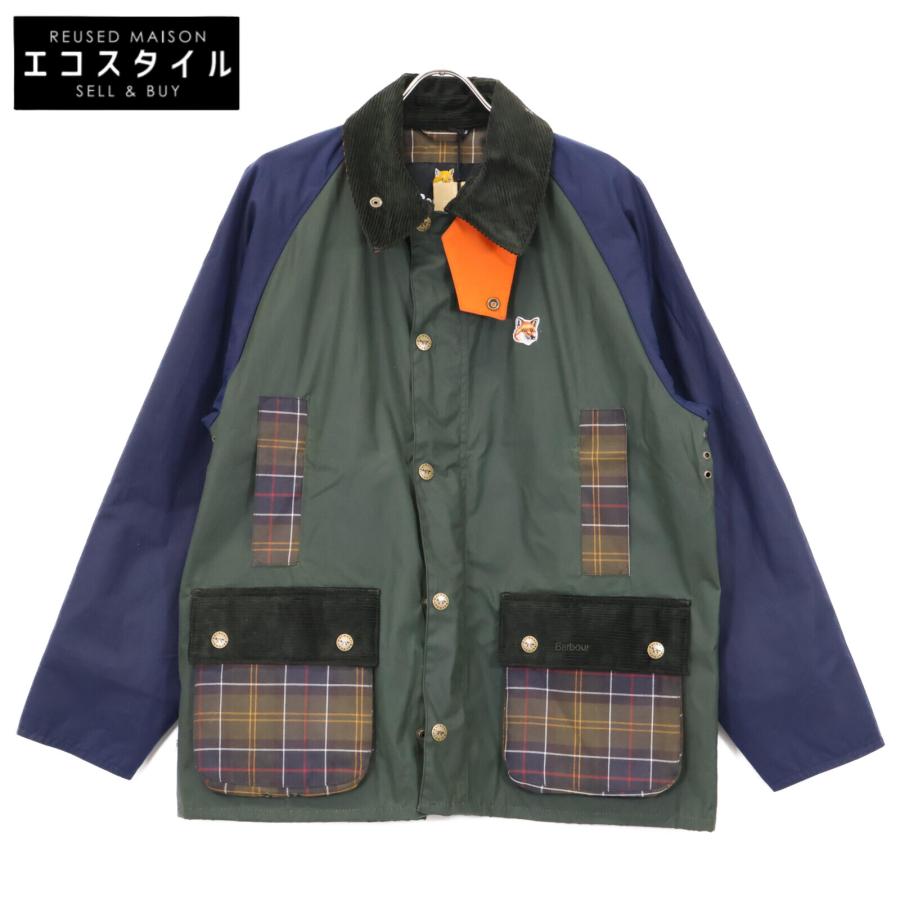 Barbour バブアー メゾンキツネ　リバーシブル　マウンテンパーカー Barbour バブアー メゾンキツネ リバーシブル マウンテンパーカー