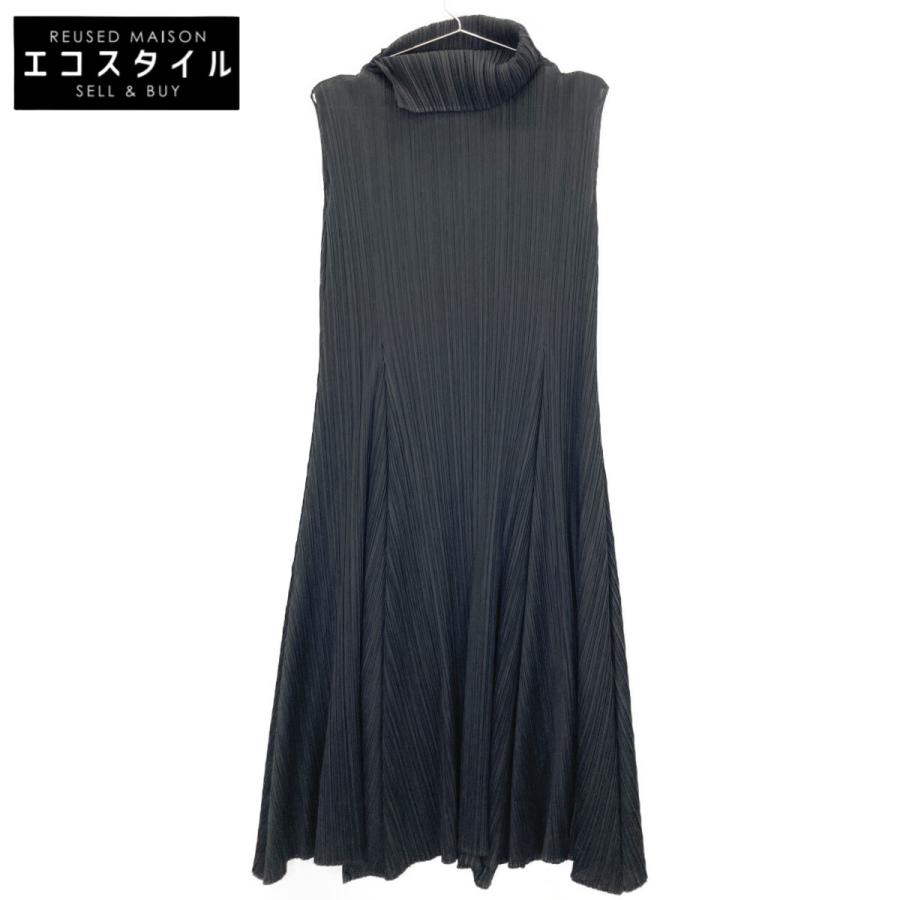 PLEATS PLEASE プリーツプリーズ PP13-JH776 ブラック ノースリーブ