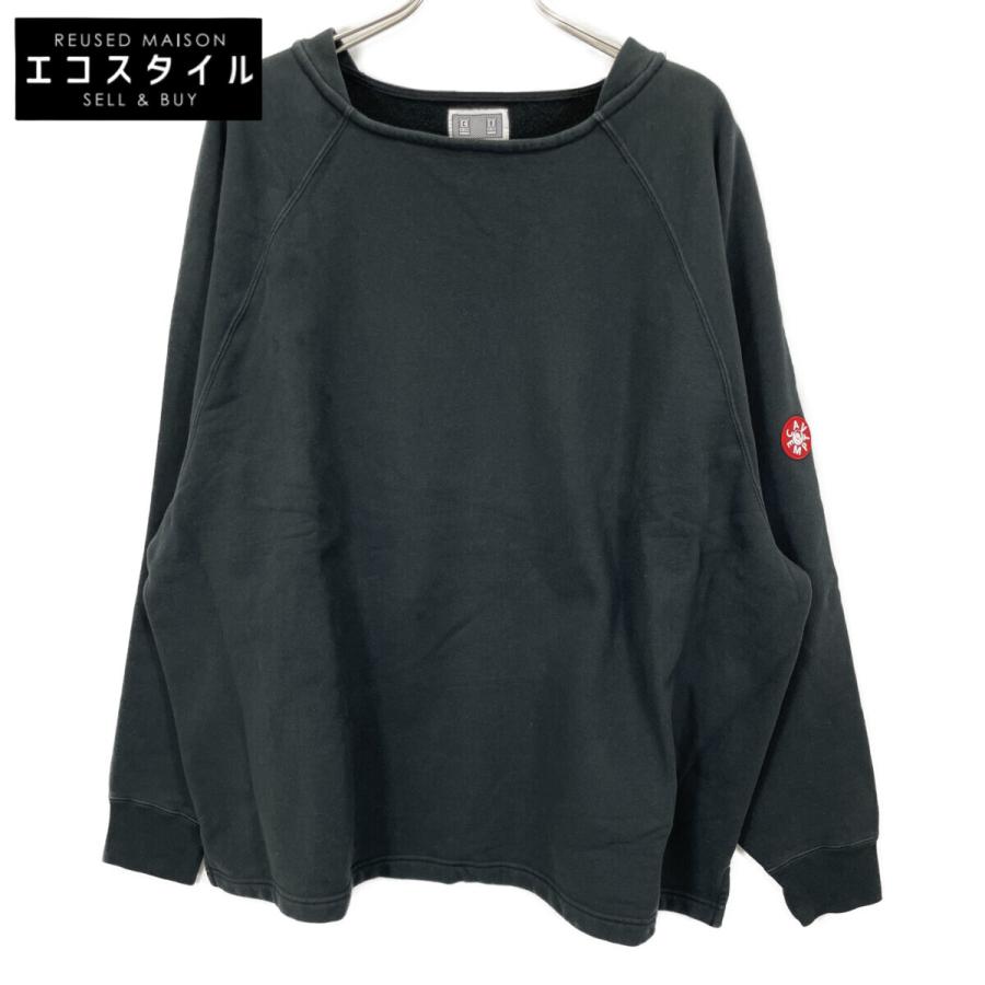 cavempt ブラックパーカー　Lサイズ C.E シーイー CAVEMPT ブラック コットン スウェットプルオーバー L