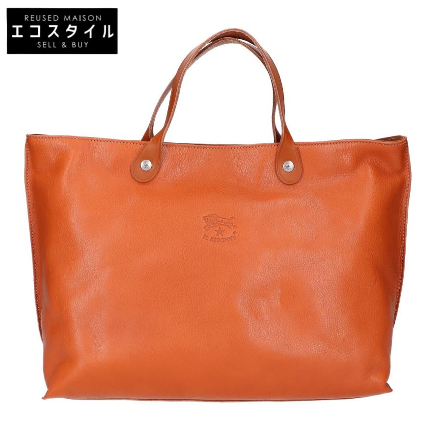 IL BISONTE（イルビゾンテ） 美品/ BTH022PV0001 レザー ロゴ入り