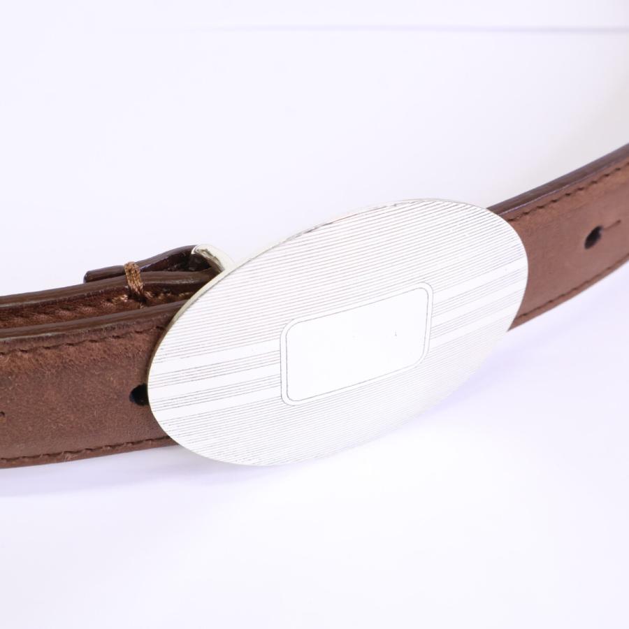 BRUNELLO CUCINELLI ブルネロクチネリ 925 オーバルバックル レザー