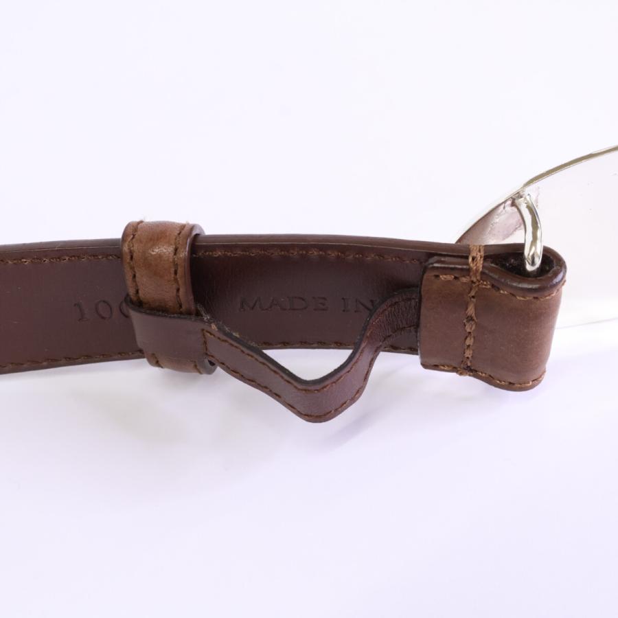 BRUNELLO CUCINELLI ブルネロクチネリ 925 オーバルバックル レザー