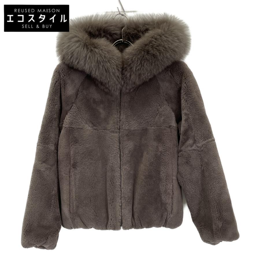 GRACE CONTINENTAL（グレースコンチネンタル） カーキ×グレー ファー