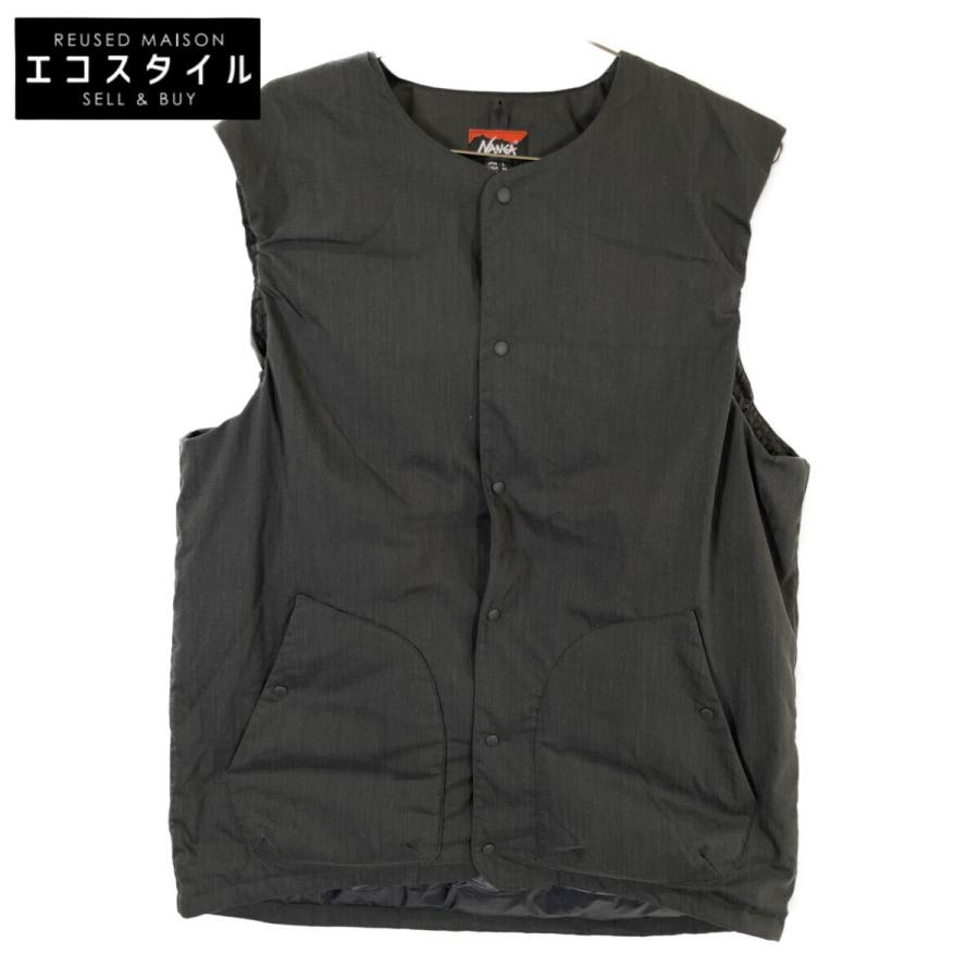 美品/ NANGA ナンガ K23A52 TAKIBI RIPSTOP INNER DOWN VEST 焚火