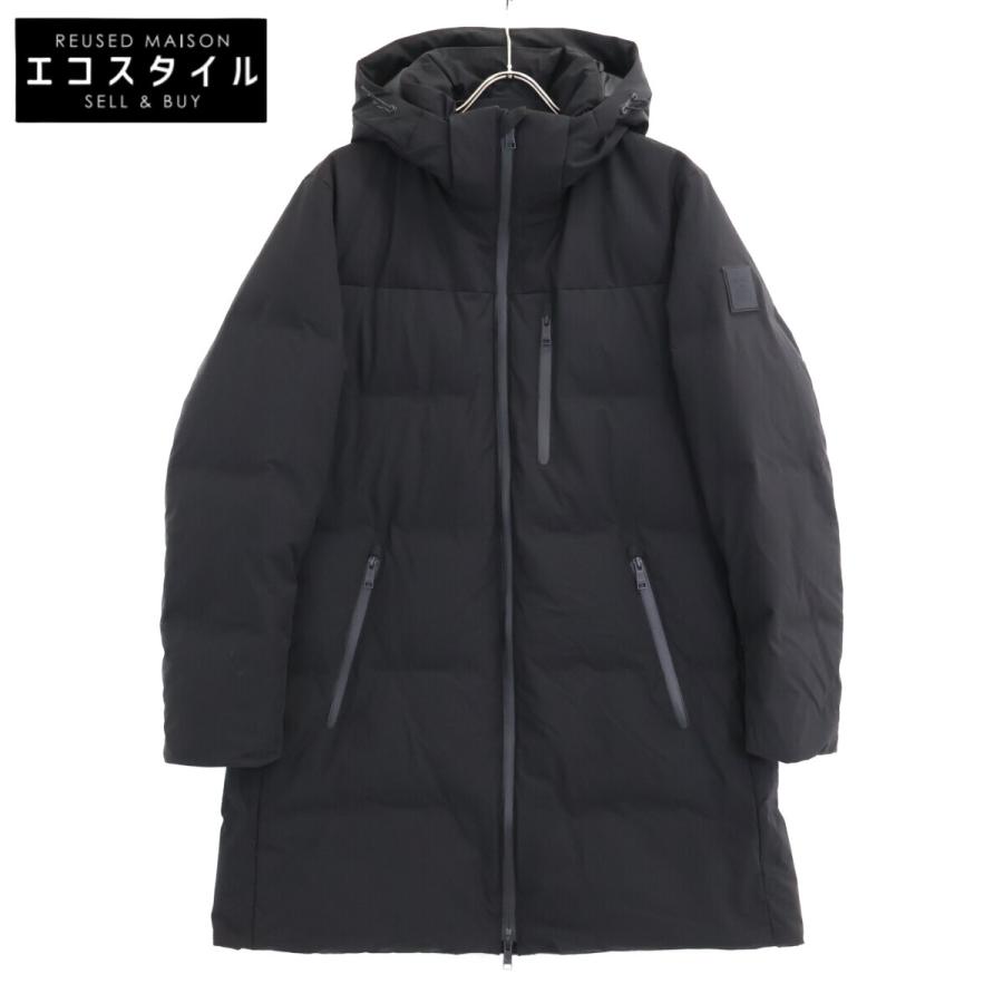 BLACK LABEL CRESTBRIDGE ブラックレーベルクレストブリッジ 【BLACK LAB.】ブラック フーディ ダウンジャケット L BLACK LABEL CRESTBRIDGE LAB. ブラック フーディ ダウンジャケット