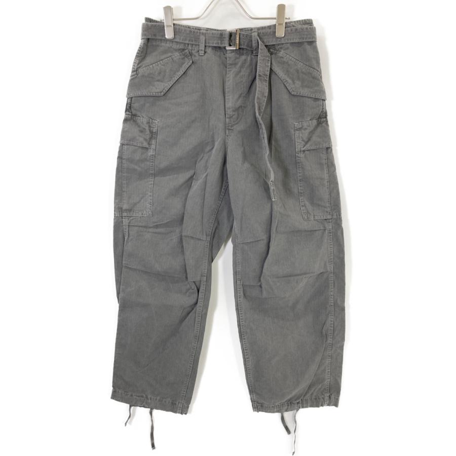 sacai サカイ  24-03500M ｸﾞﾚｰ Garment Dye Rip Stop Pants 1 sacai（サカイ） 24-03500M グレー Garment Dye Rip Stop Pants カーキ