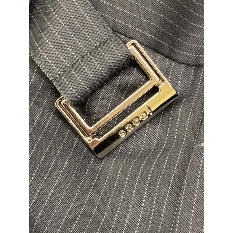 sacai（サカイ） 25-03634M ストライプ Doeskin Pants グレー 1