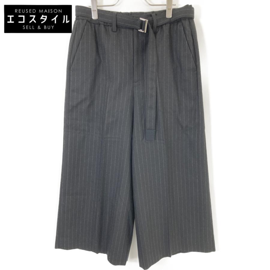 sacai（サカイ） 24-03479M ブラック Chalk Stripe Pants ブラック 1