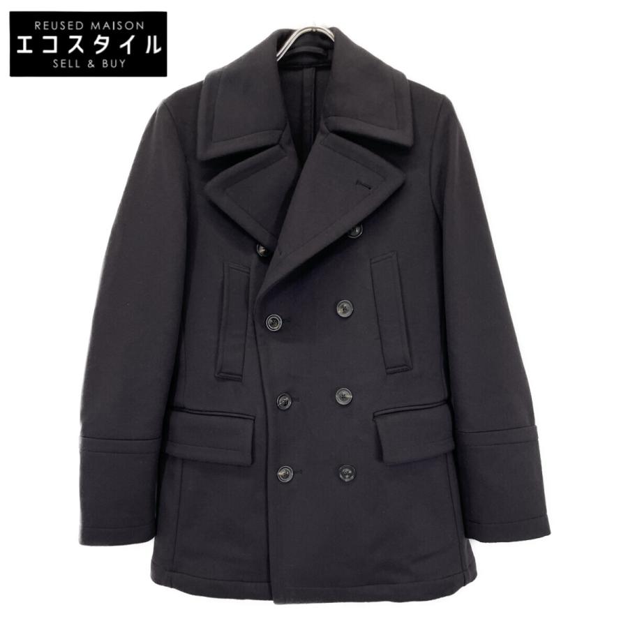 LARDINI ラルディーニ ピーコート ネイビー 44 Mサイズ相当 LARDINI（ラルディーニ） ネイビー ウール Pコート ネイビー 44 コート
