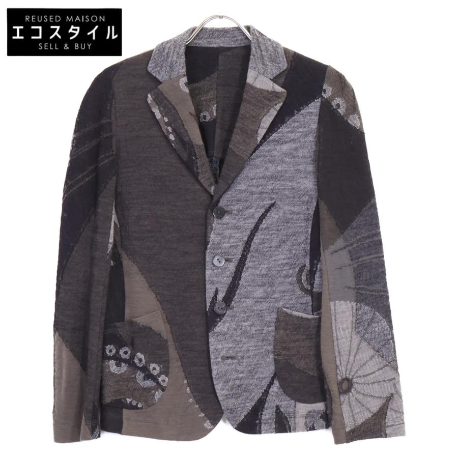 JURGEN LEHL ヨーガンレール ブラック系 ウール×アルパカ テーラード