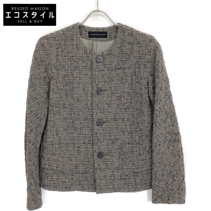 ヨーガンレール　グレー ウールテーラードジャケット JURGEN LEHL ヨーガンレール グレー ウール テーラード ジャケット