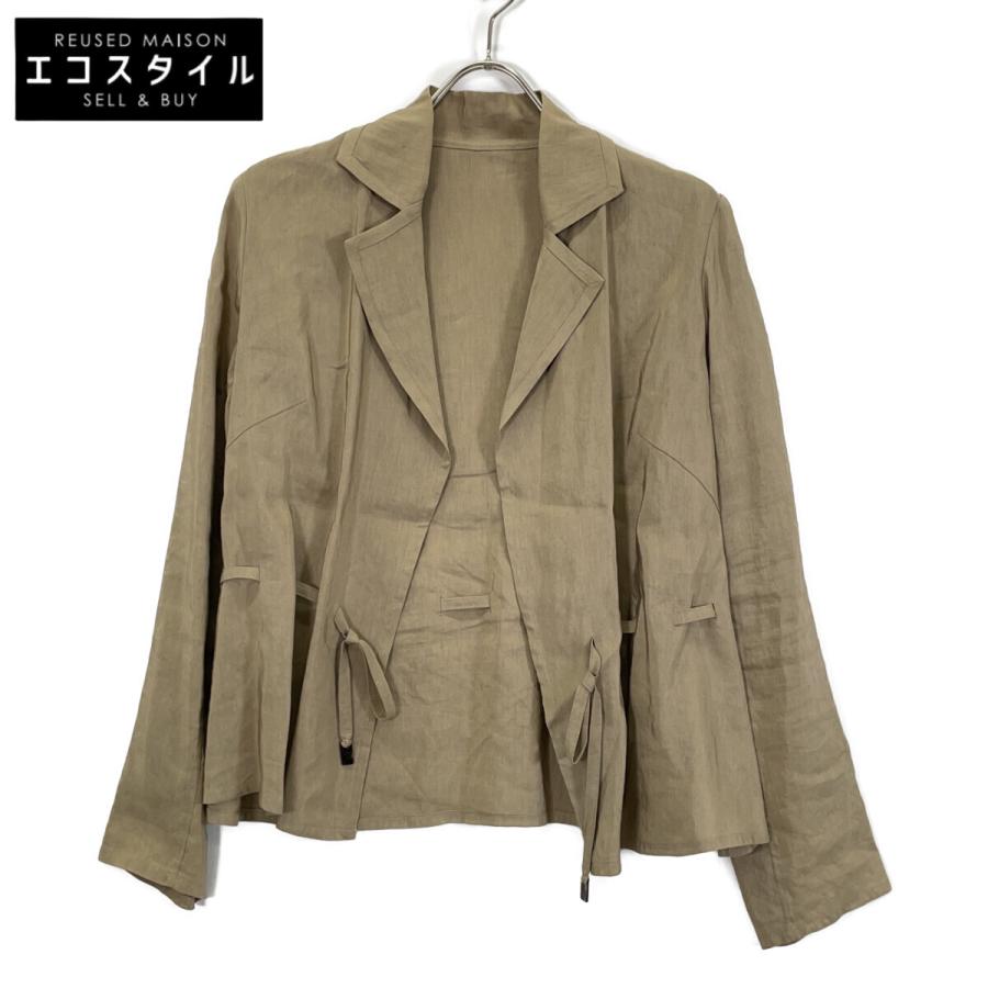 JURGEN LEHL ヨーガンレール ベージュ シルク×リネン ジャケット