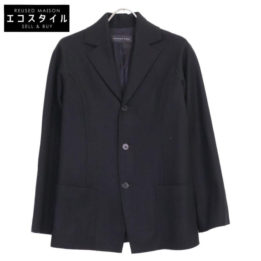 JURGEN LEHL ヨーガンレール ブラック ウール×アンゴラ ジャケット