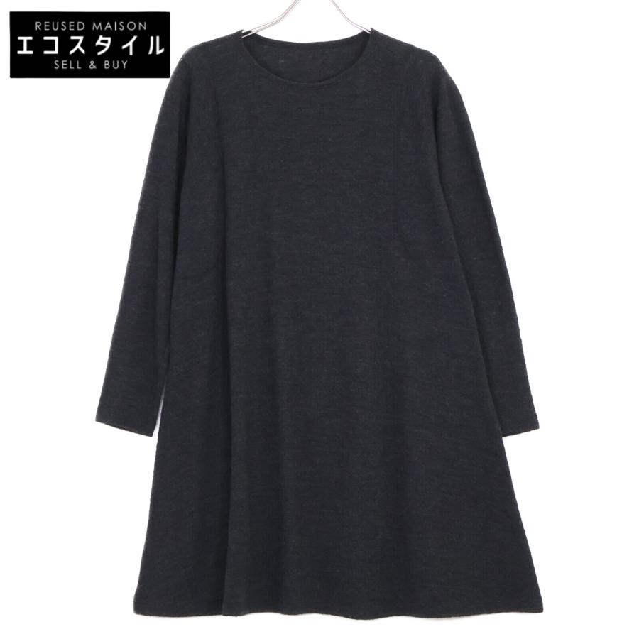 JURGEN LEHL ヨーガンレール グレー ウール ワンピース レディース