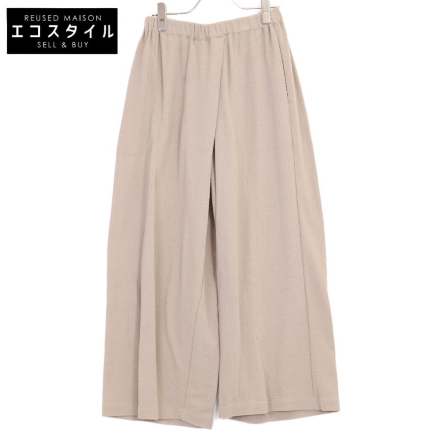 JURGEN LEHL ヨーガンレール ベージュ ワッフル系 コットン パンツ M