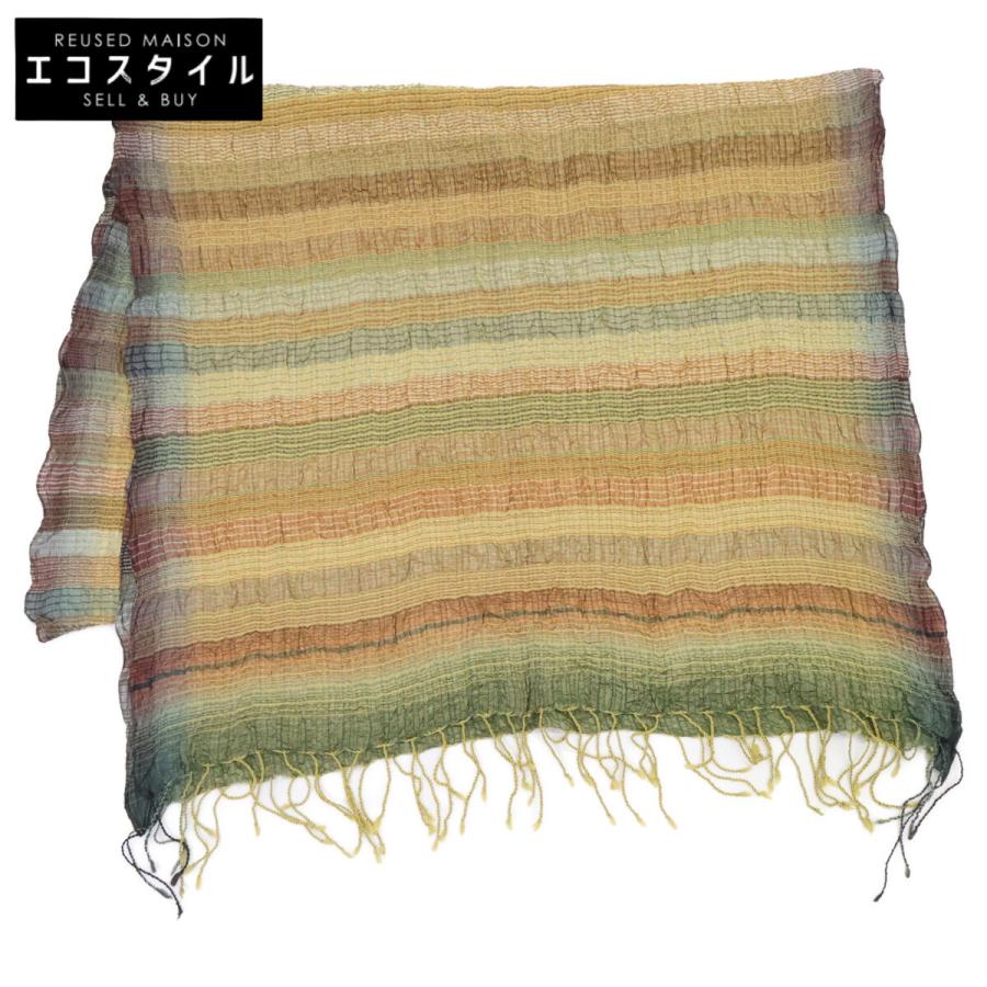 ヨーガンレール♡ストール　新品未使用 JURGEN LEHL ヨーガンレール ちりめん ストール イエロー系 レディース