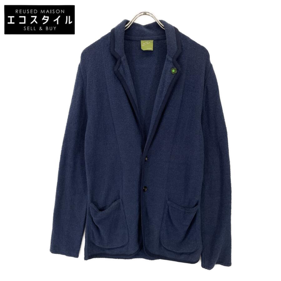 LARDINI（ラルディーニ） KN.1311 ネイビー パイル地 アンコン