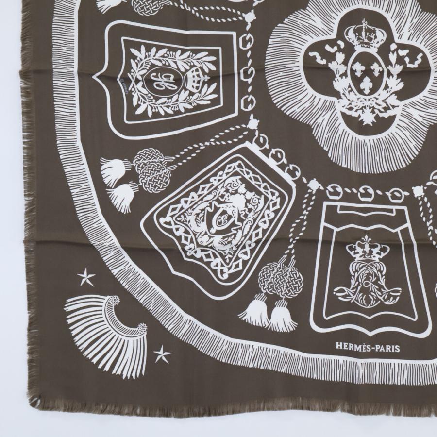 美品/ HERMES エルメス サーベル飾袋 フリンジ カレH80 シルク